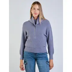 MAUI AND SONS - Sweater Frosty Azul Mujer