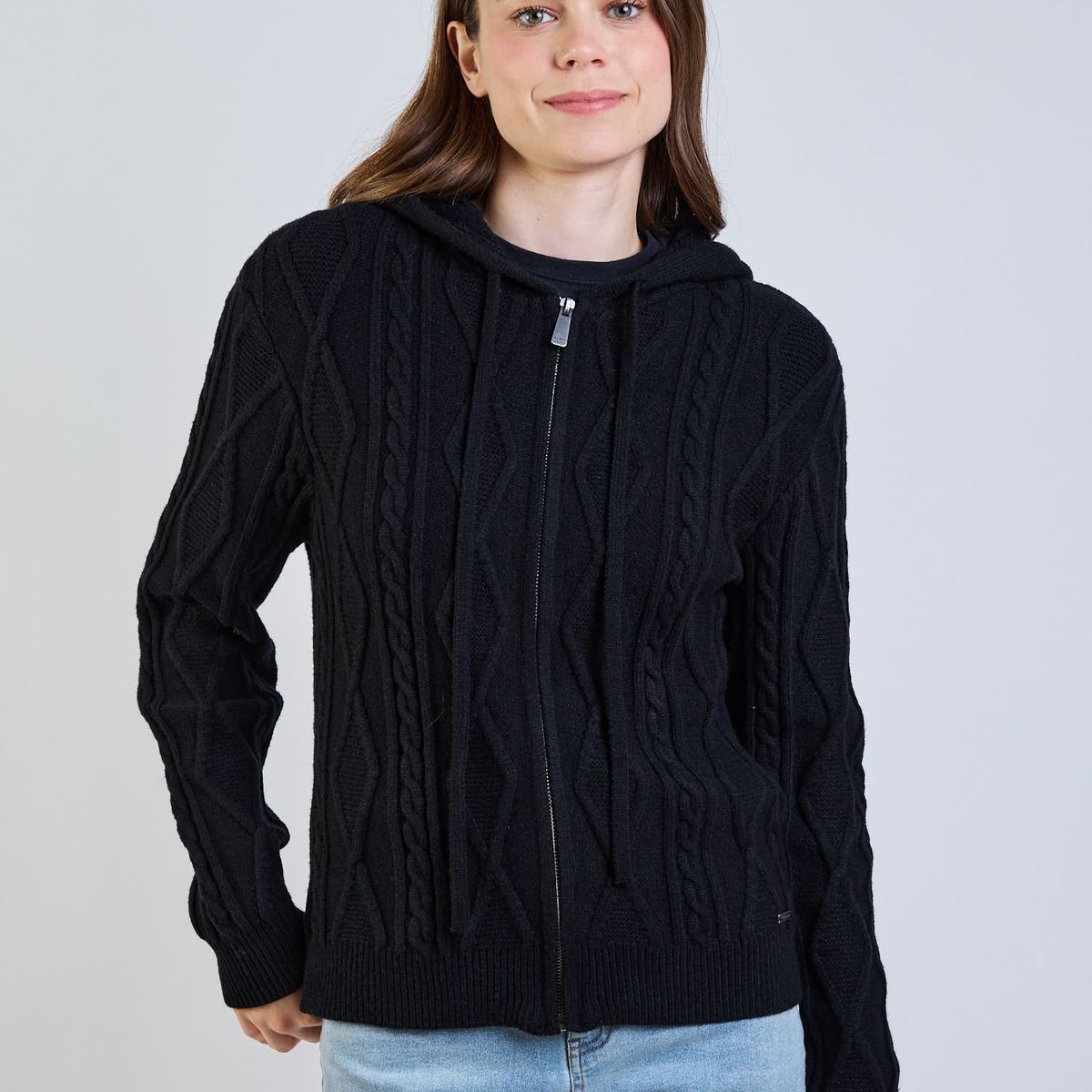 MAUI AND SONS - Sweater Ignis Negro Mujer Maui And Sons