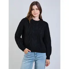 MAUI AND SONS - Sweater Dunae Negro Mujer