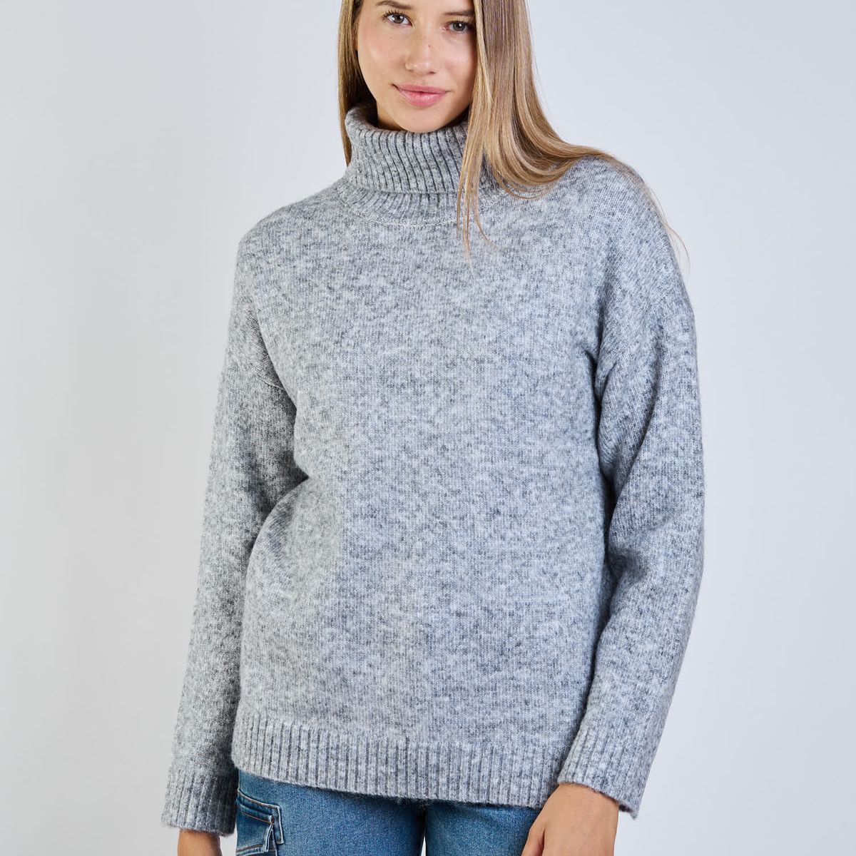 MAUI AND SONS - Sweater Stonea Gris Mujer Maui And Sons