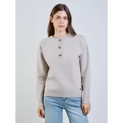 MAUI AND SONS - Sweater Canyx Beige Mujer