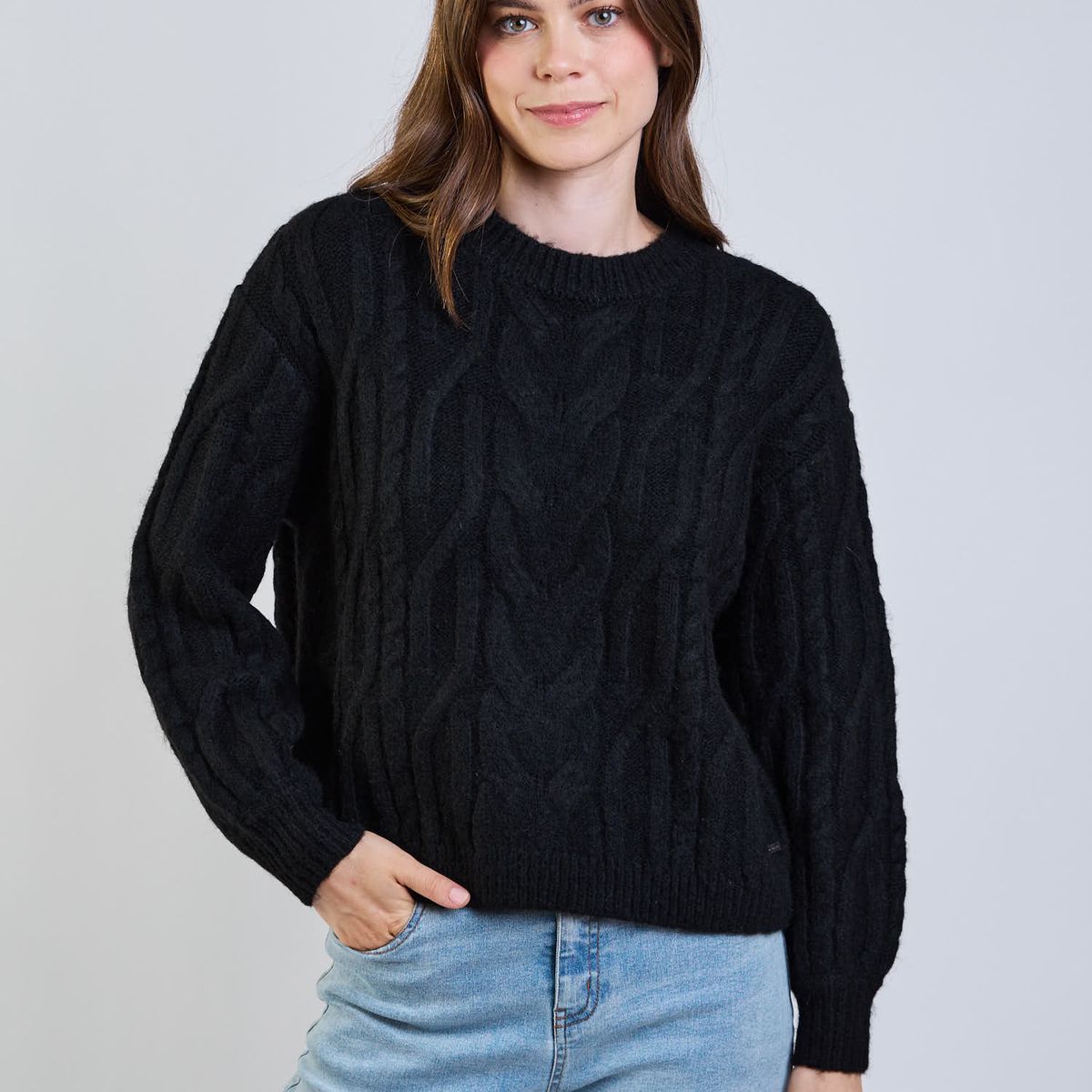 MAUI AND SONS - Sweater Dunae Negro Mujer Maui And Sons