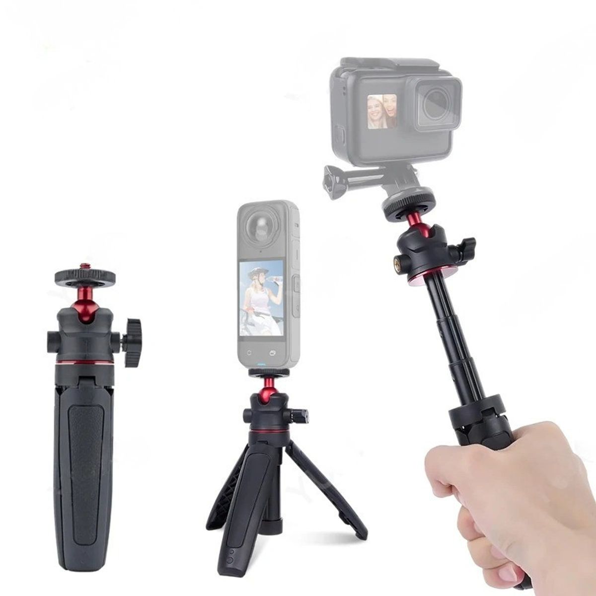 SHOOT - Trípode Extensible 360° para Cámaras Insta360 Gopro Otras