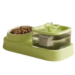 SUKEA - Bebedero Automatico Para Gatos Y Perros, 1 Litro Usb Verde