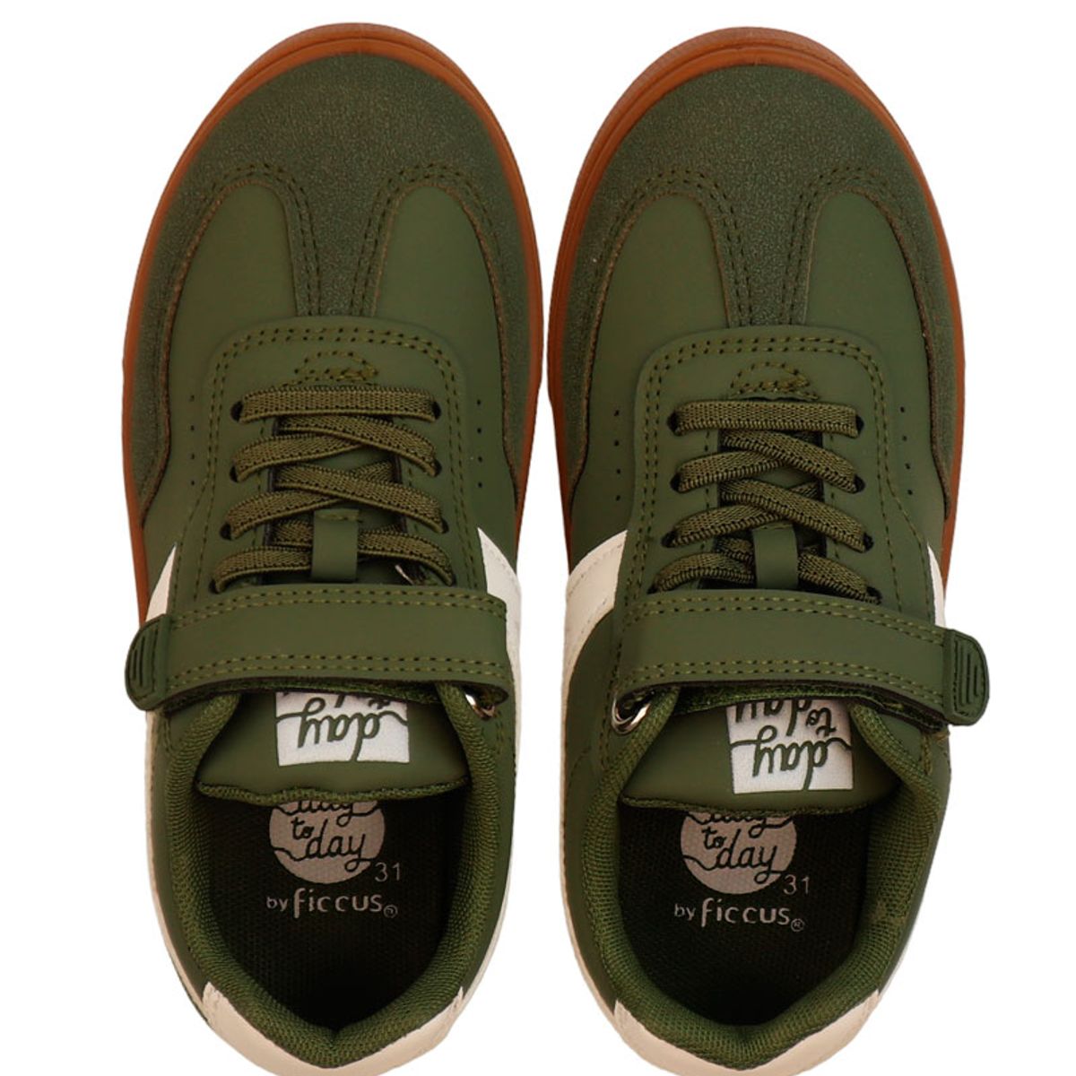 FICCUS - Zapatilla Unisex Day To Day 2620915 Verde Ficcus