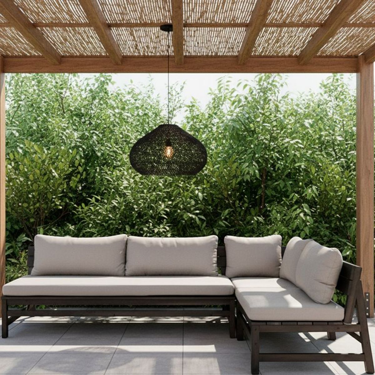 AMOBLE - Sofa Modular Atilio Oscuro Corto Ch 2025 Amoblé