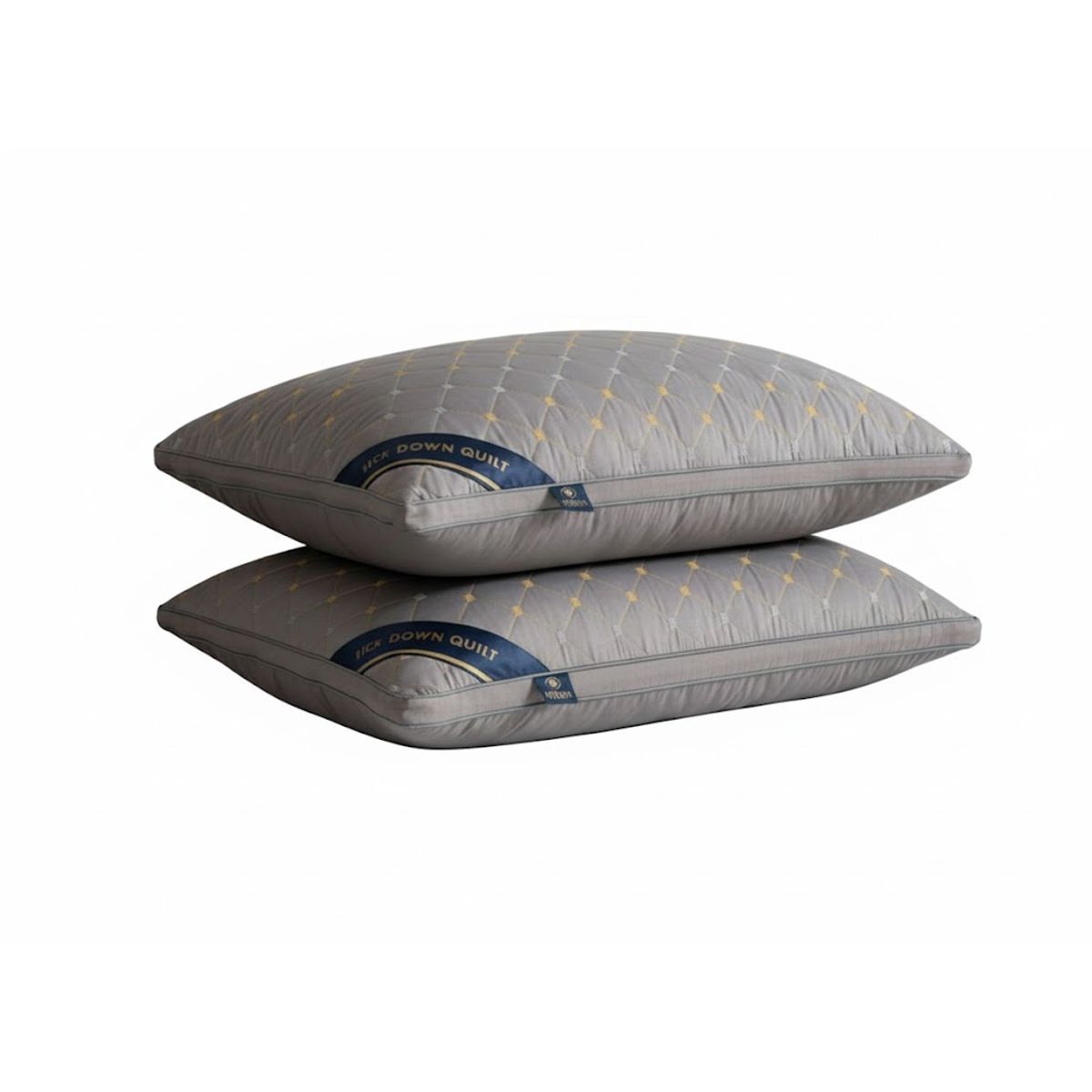 GENERICO - ALMOHADA GRIS  70x50 Cm Pack De 2 IDEAL PARA DORMITORIO SUAVE Y COMODA TFI