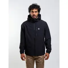 MAUI AND SONS - Cortaviento Tactical Mercury Negro Hombre