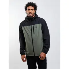 MAUI AND SONS - Cortaviento Táctital Forest Verde Hombre
