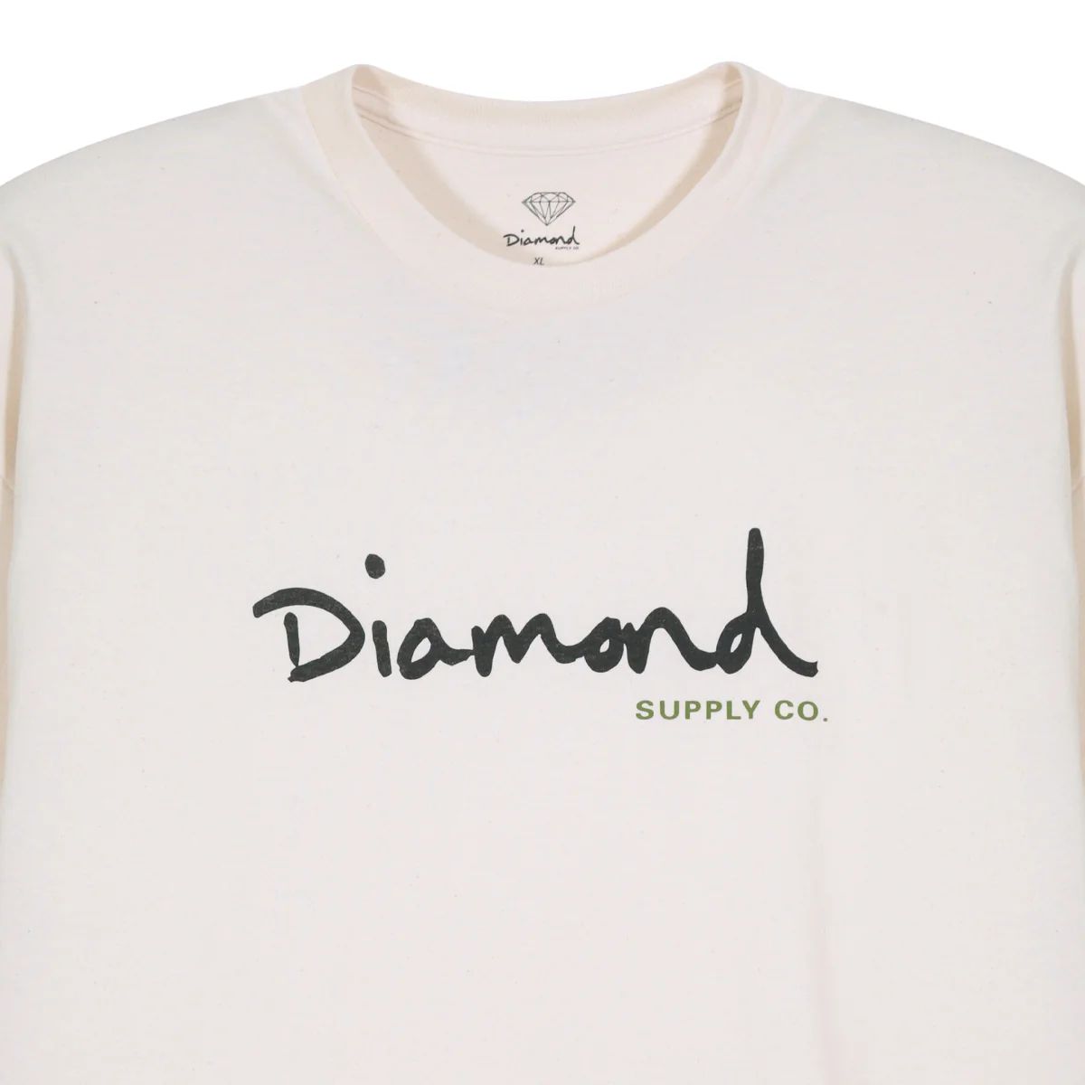 DIAMOND - Polera DIAMOND OG Script Ivory / Black
