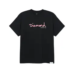 DIAMOND - Polera OG Script Black / Pink