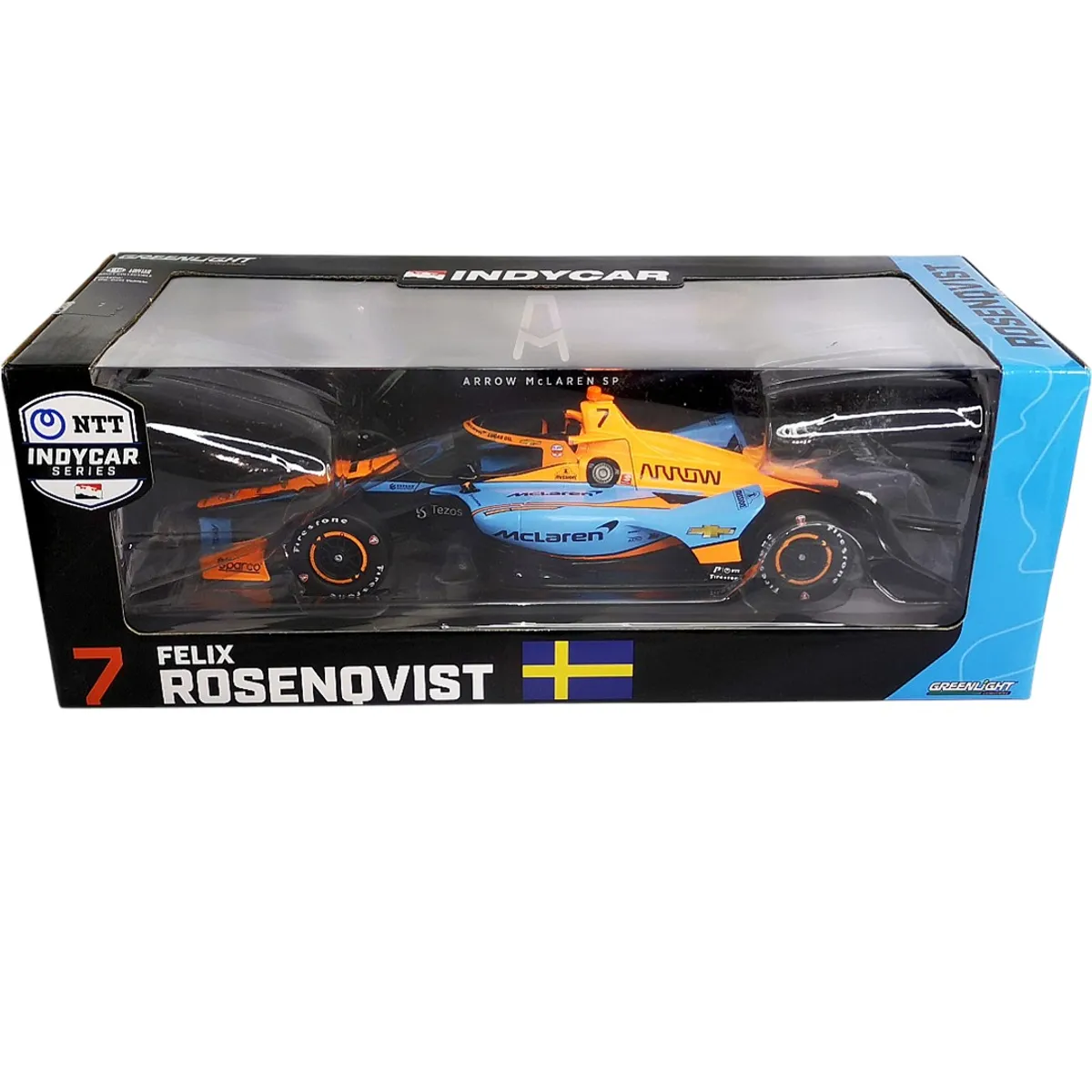 GREENLIGHT - Auto IndyCar GreenLight Mclaren #7 Felix Rosenqvist 2021 1:18