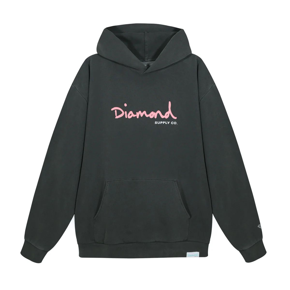 DIAMOND - Poleron DIAMOND OG Script Heavy Weight Pigment Black / Pink