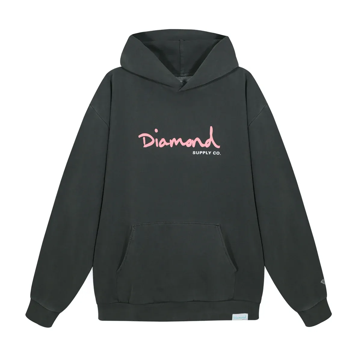 DIAMOND - Poleron DIAMOND OG Script Heavy Weight Pigment Black / Pink
