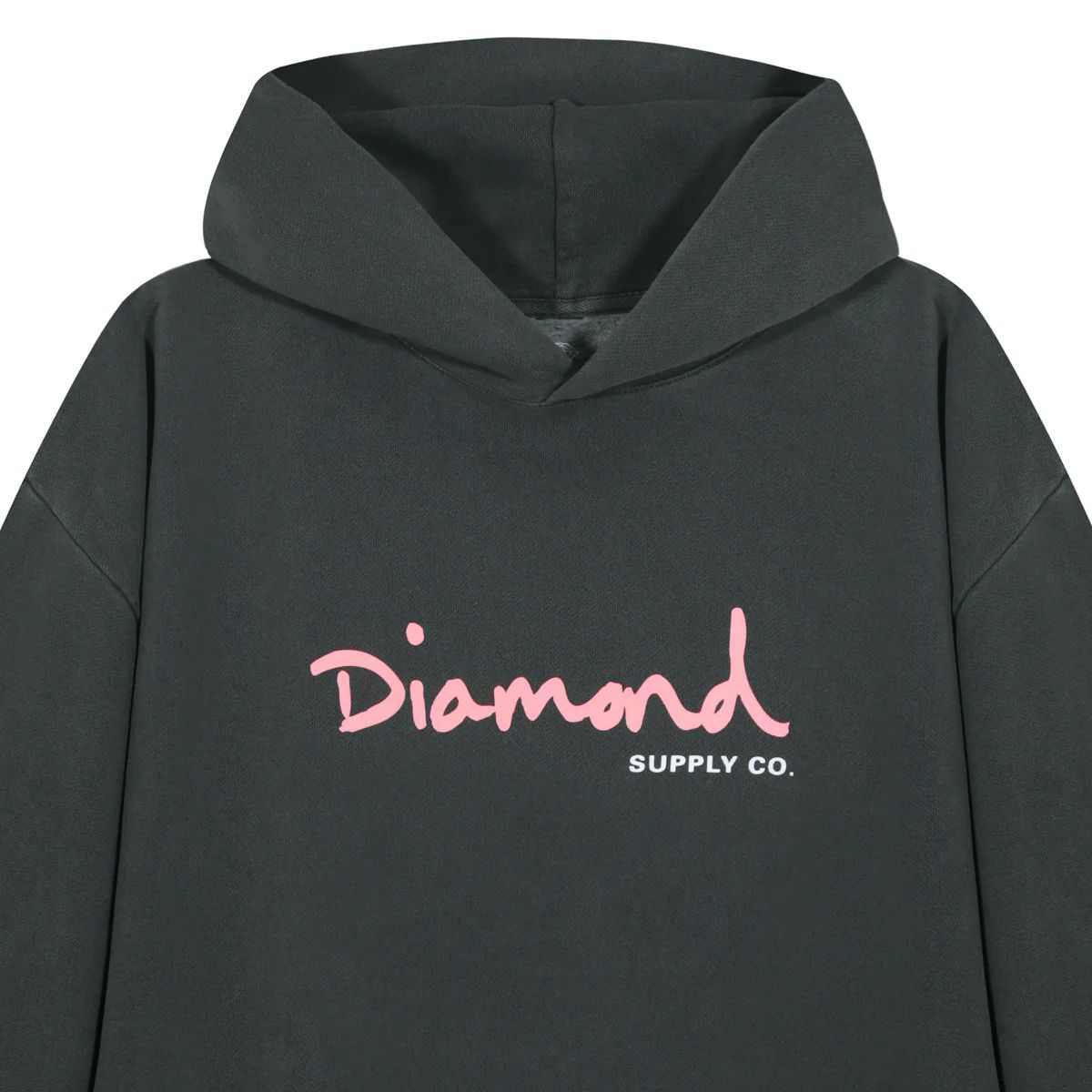 DIAMOND - Poleron DIAMOND OG Script Heavy Weight Pigment Black / Pink