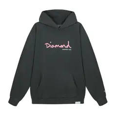DIAMOND - Poleron DIMAMOND OG Script Heavy Weight Pigment Black / Pink