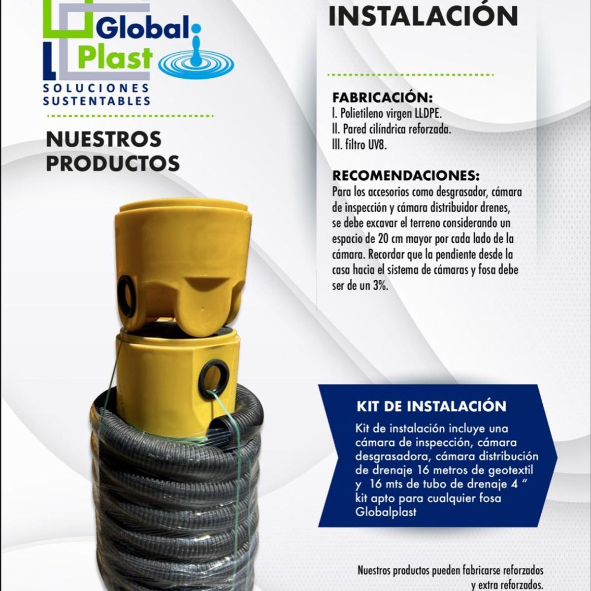 GENERICO - Kit de instalación fosa septica