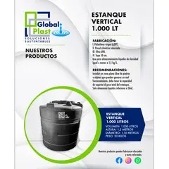 GENERICO - Estanque de agua potable 1000L