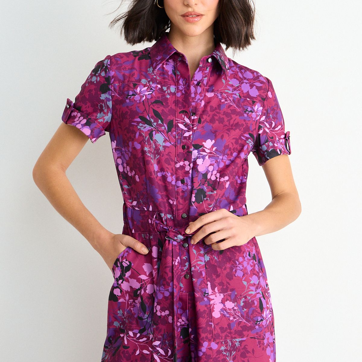 ASH - Enterito Print Tipo Palazzo Mujer Burdeos Ash