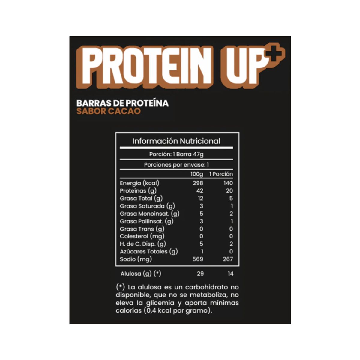 GENERICO - Protein Up 5 Barras Proteina Cacao Easy Protein