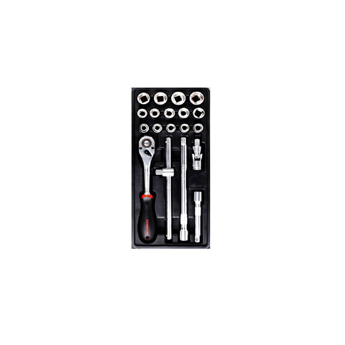 FIXMAN - Juego Dados Hexagonal [1/2''] 10-24mm 19pz Fixman