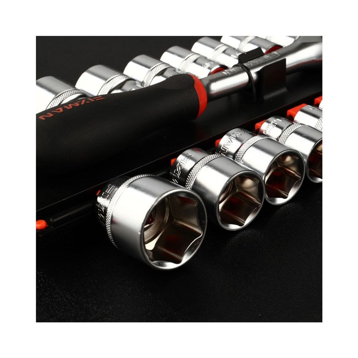 FIXMAN - Juego Dados Hexagonal [1/2''] 8-32mm 19pz Fixman