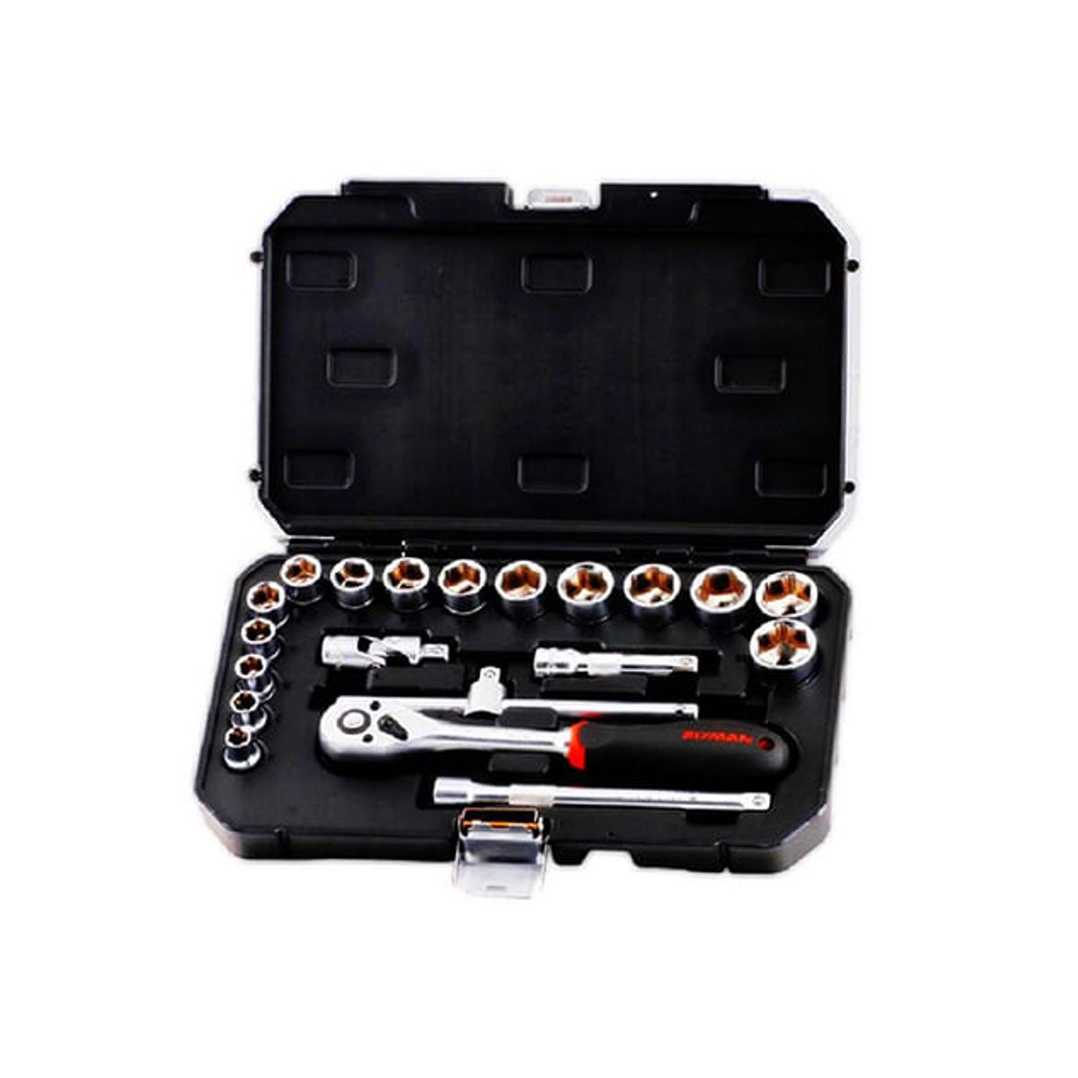 FIXMAN - Juego Dados Hexagonal [3/8''] 8-22mm 20pz Fixman