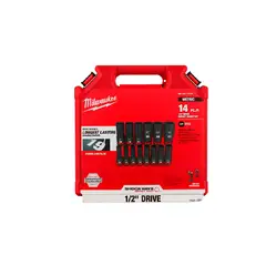 MILWAUKEE - Juego Dados Impacto Largo 1/2'' De 14 Piezas - Color Imagen