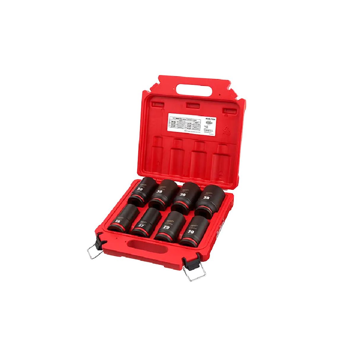 MILWAUKEE - Juego Dados Impacto Largo 3/4 Hex. 8pz 2638mm Milwaukee