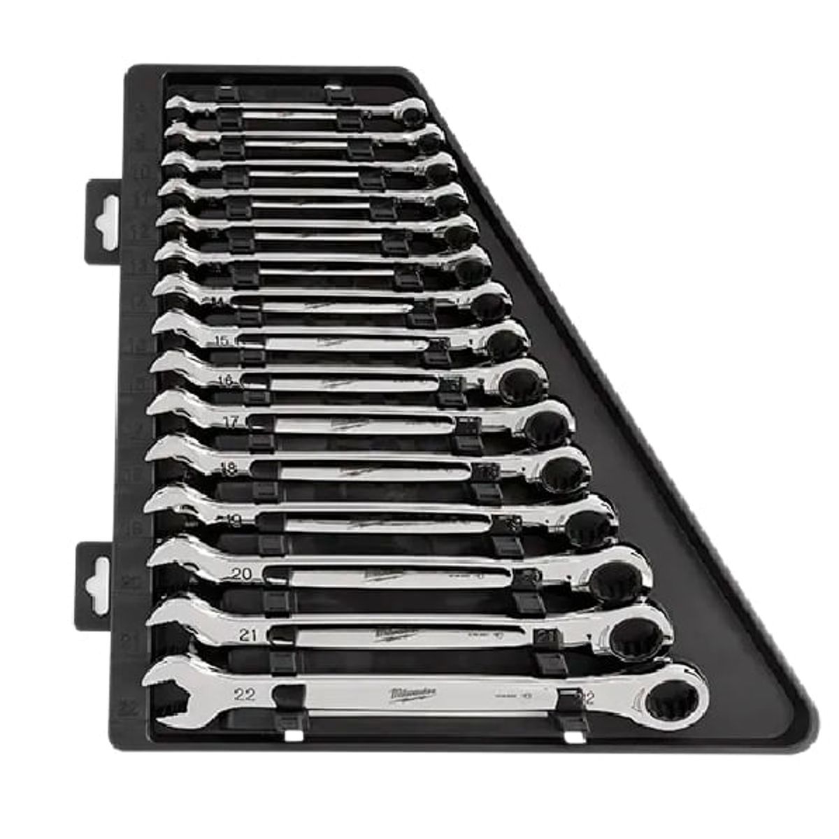 MILWAUKEE - Juego De Llaves Combinadas Milwaukee 48-22-9516 Color Plateado