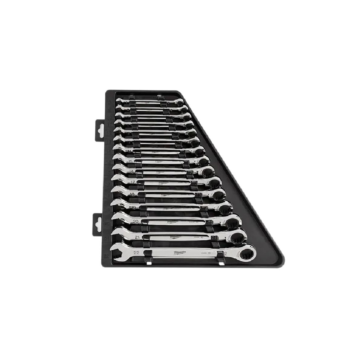 MILWAUKEE - Juego De Llaves Combinadas Milwaukee 48-22-9516 Color Plateado