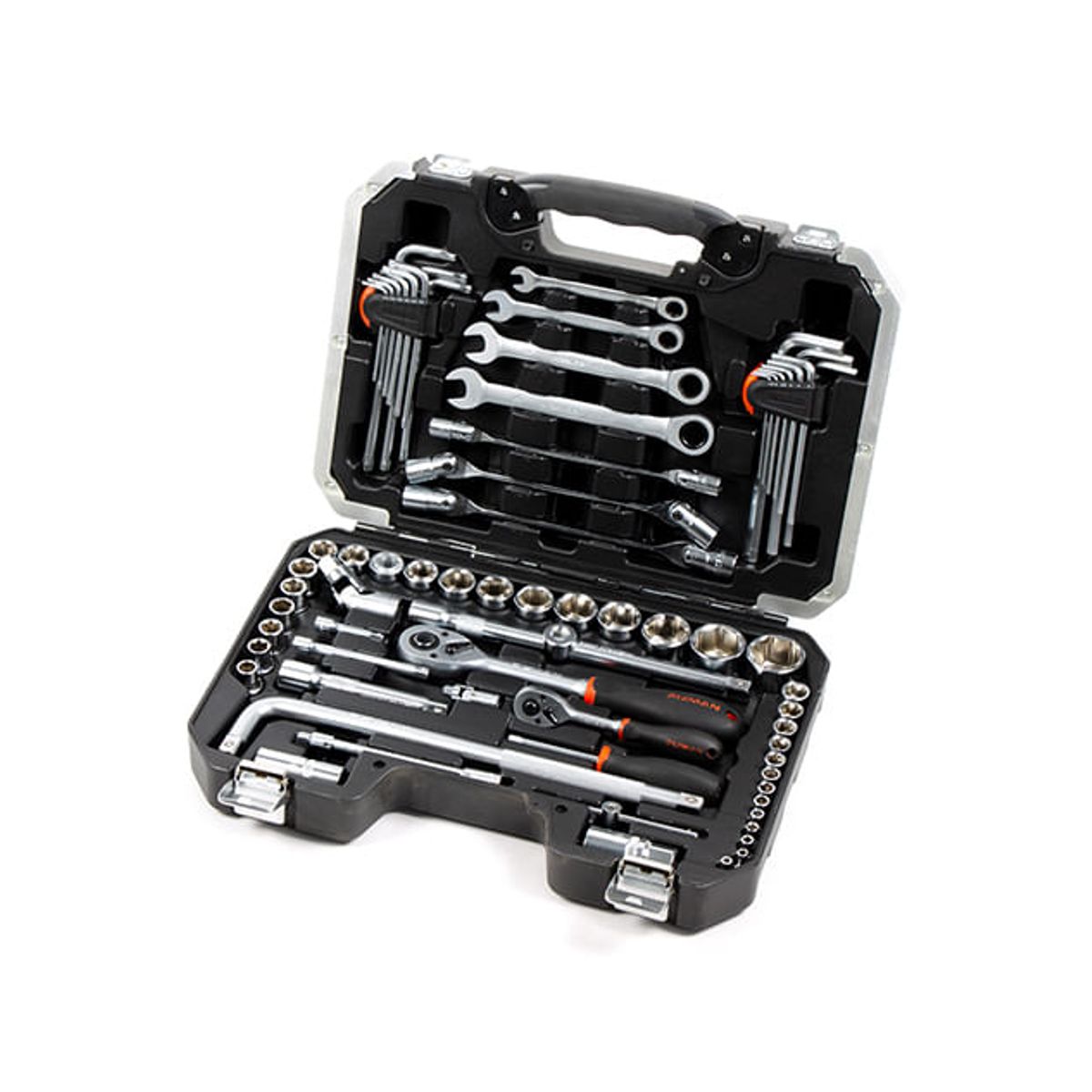 FIXMAN - Juego Herramientas Multiuso 1/4''1/2'' Dadosllavesallen 70pz