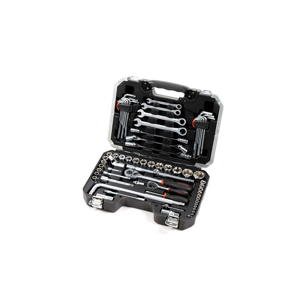 FIXMAN - Juego Herramientas Multiuso 1/4''1/2'' Dadosllavesallen 70pz