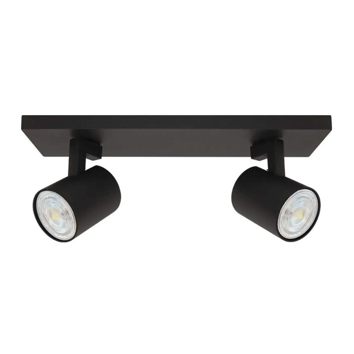 BARRA FOCO DIRECCIONAL TONIK NEGRO 2XGU10, marca WANT - Foto Principal