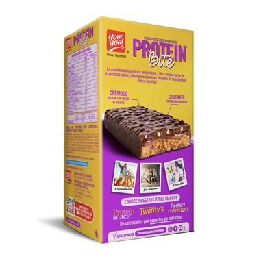 Imagen 2 del producto Barra de proteina Yourgoal Protein Bite - Caramel Peanut 4 unidades