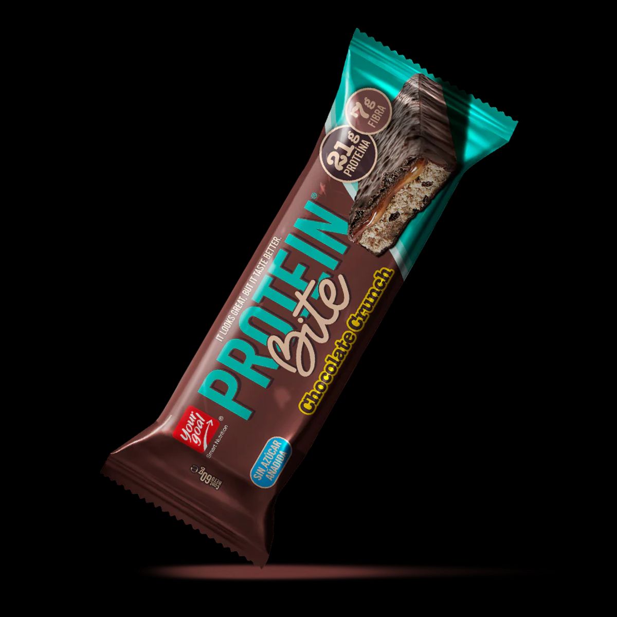YOUR GOAL - Barra de proteina Yourgoal Protein Bite - Chocolate Crunch 4 unidades