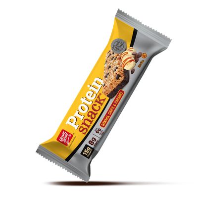Imagen 2 del producto Barra de proteina Yourgoal Protein Snack - Banana Chips Caramel 5 unidades