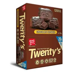 YOUR GOAL - Barra de proteina Yourgoal - Twenty Chocolate Brownie 12 unidades