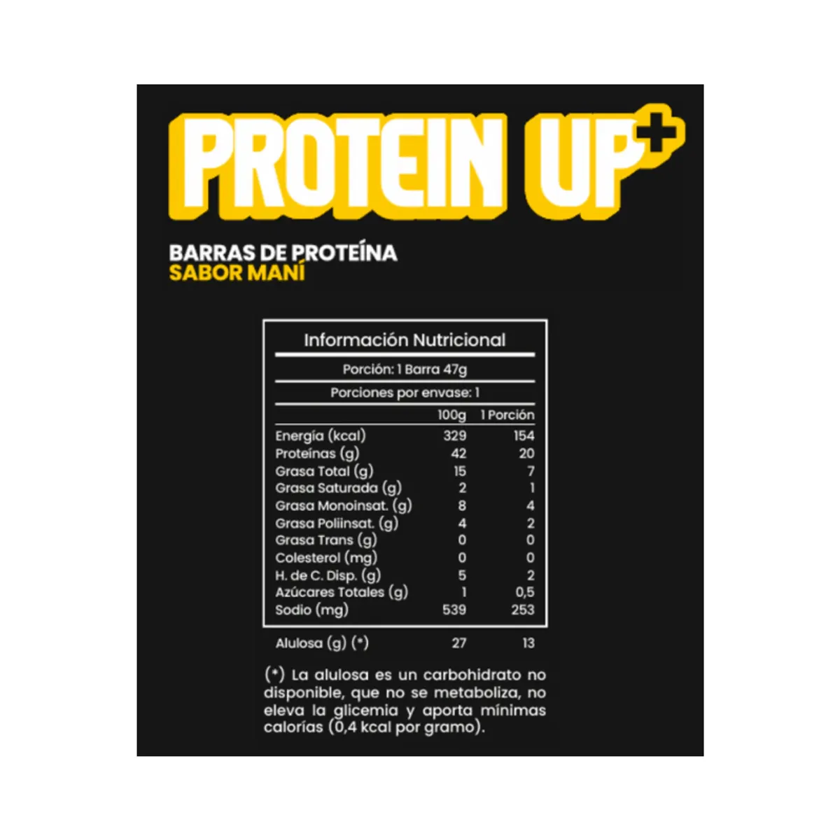 GENERICO - Protein Up 5 Barras Proteina Maní Easy Protein