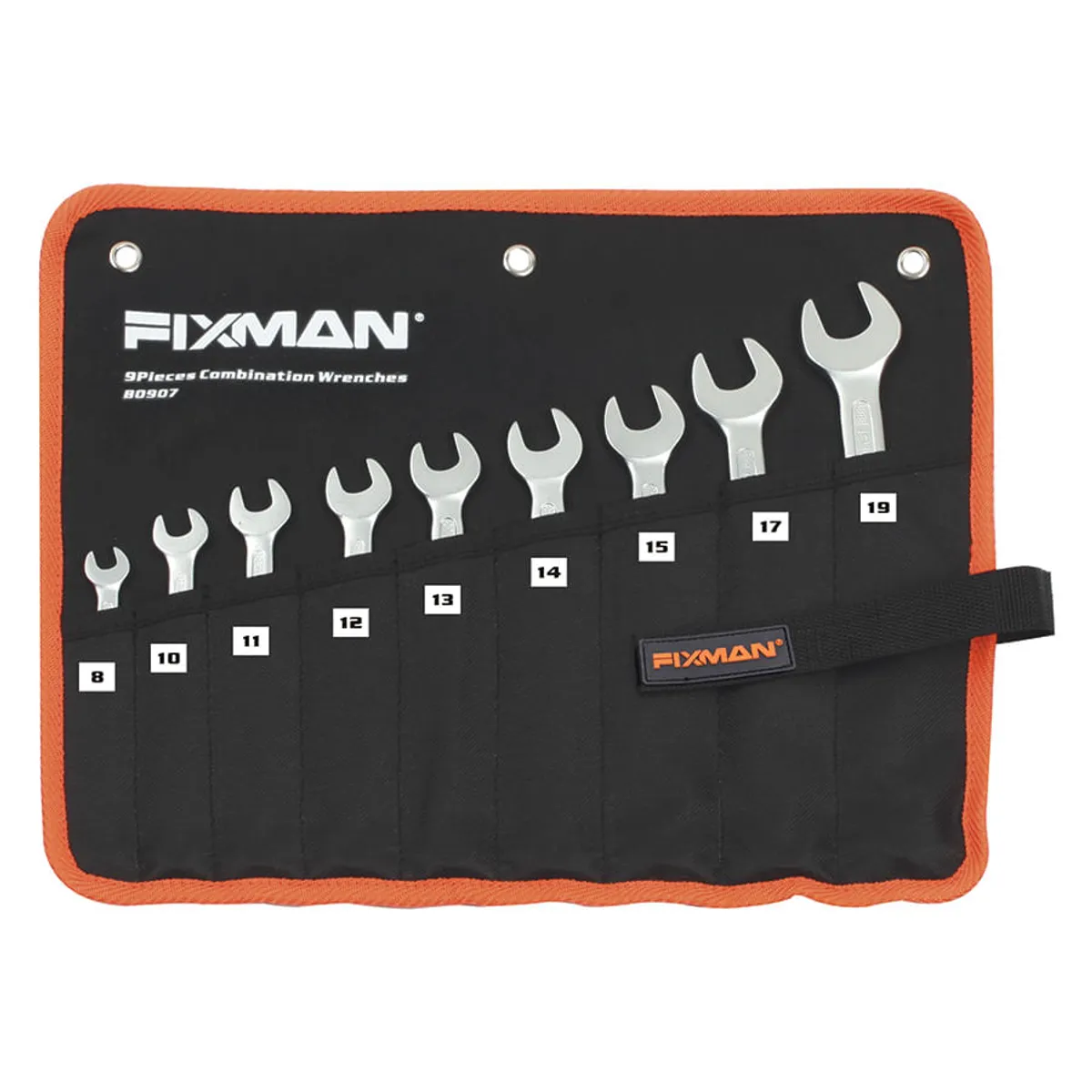 FIXMAN - Juego Llaves Punta Corona 8-19mm 9pz