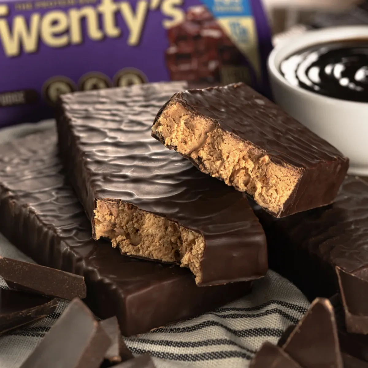 YOUR GOAL - Barra de proteina Yourgoal - Twenty Chocolate Fudge 4 unidades