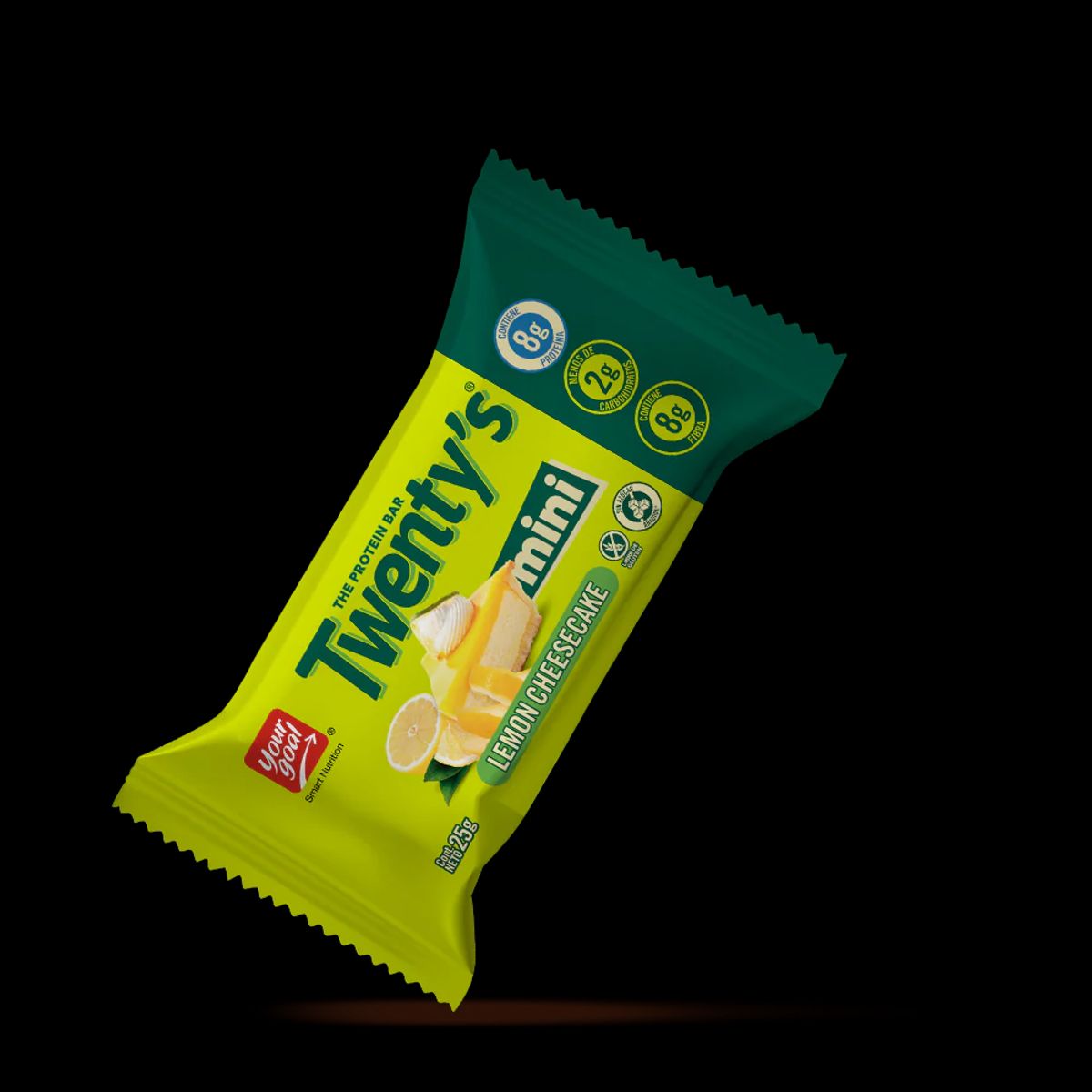 YOUR GOAL - Barra de proteina Yourgoal - Twenty Mini Lemon Cheescake 5 unidades