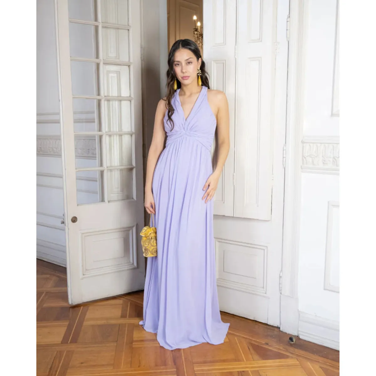 MI PLACARD - Vestido de Fiesta Bali Lila