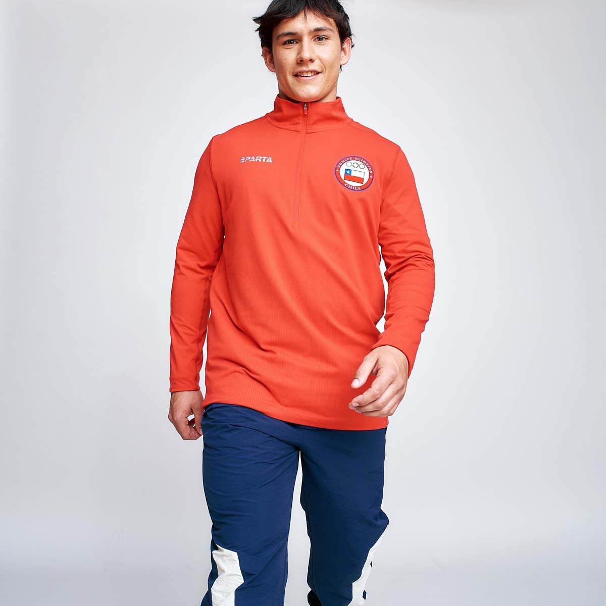 SPARTA - Polerón Entrenamiento Hombre Sparta Team Chile Quarter Zip A