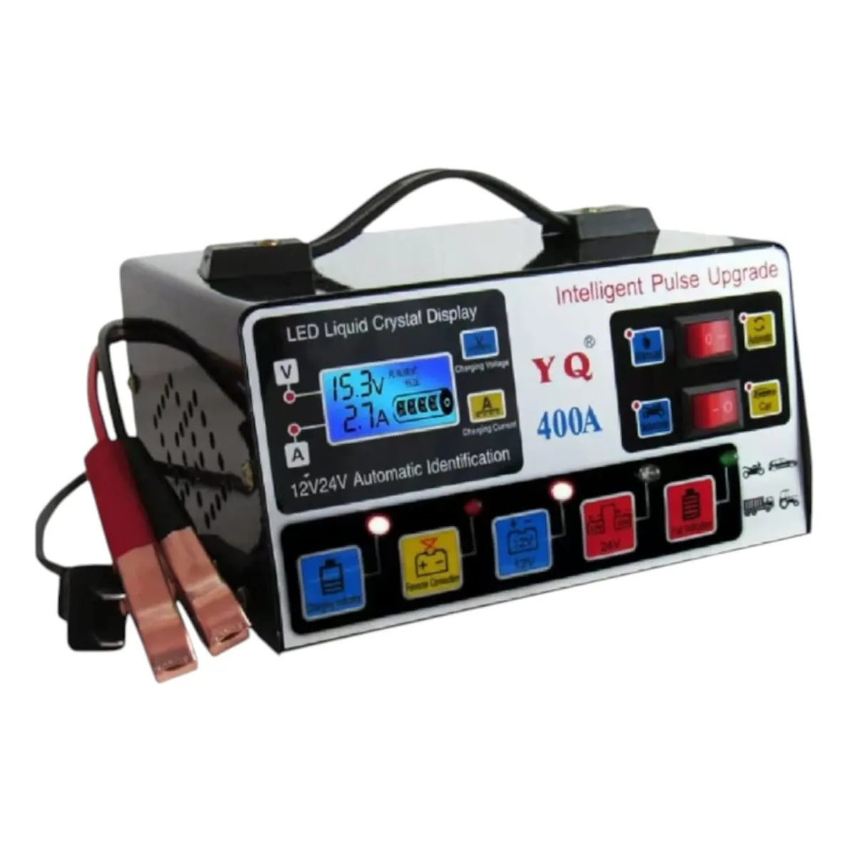 GENERICO - Cargador De Batería Automotriz Automático 12 / 24v