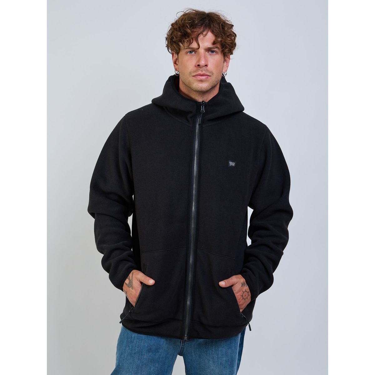 MAUI AND SONS - Poleron Legión Reversible Negro Hombre Maui And Sons