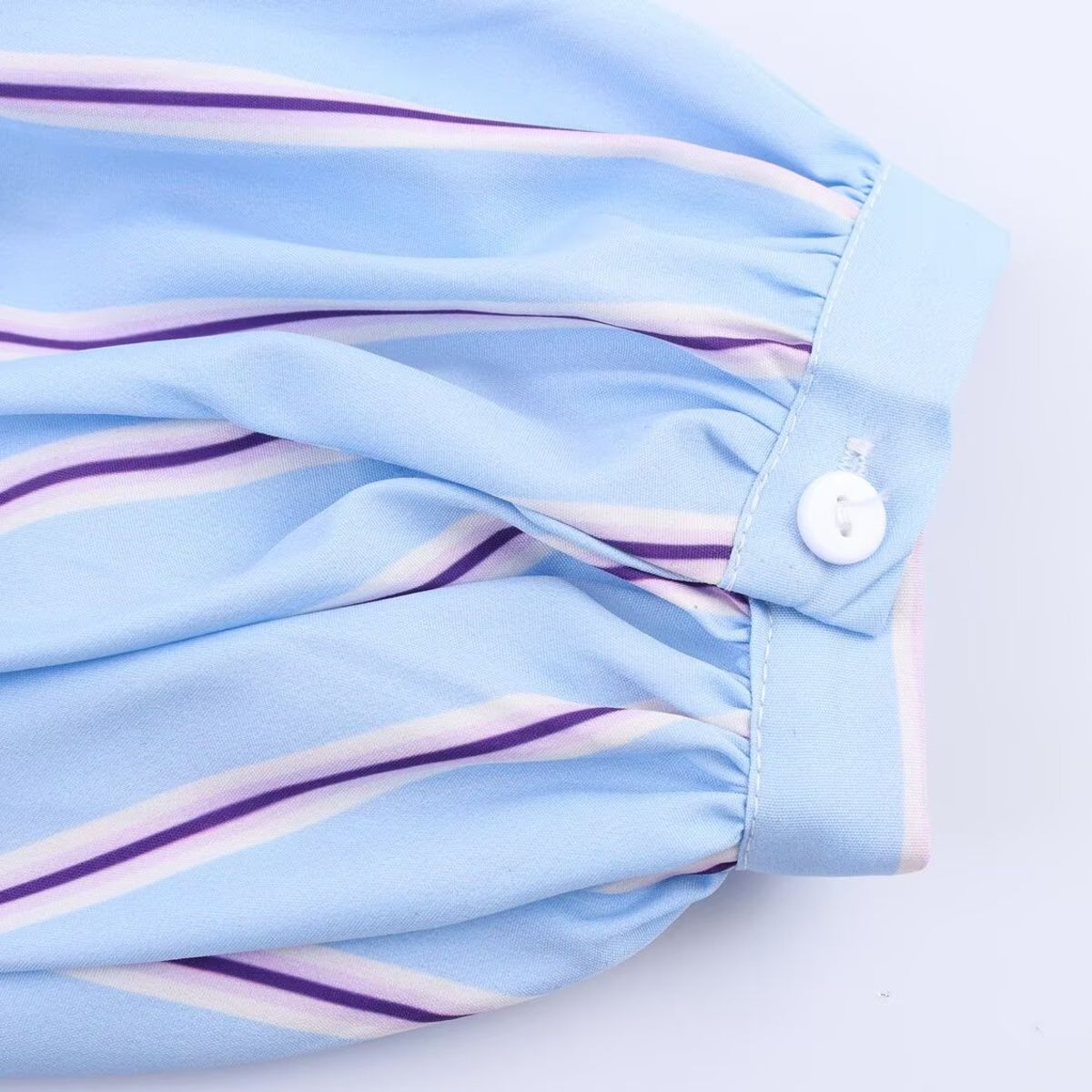 VELVET - Camisa Lazos Valeria Celeste