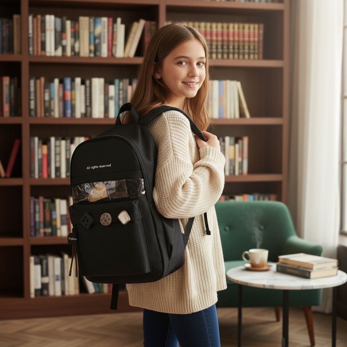 MV MOVAC - Mochila escolar Infantil Capibara 2026 para niña y niño capacidad 25L