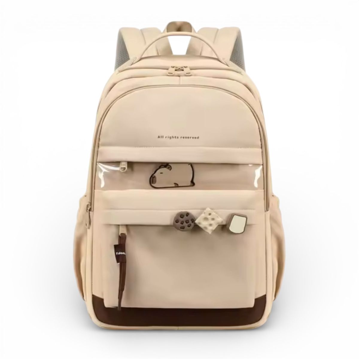 MV MOVAC - Mochila escolar Infantil Capibara 2026 para niña y niño capacidad 25L