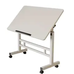 SUKEA - Escritorio Portátil Móvil Plegable Altura Ajustable